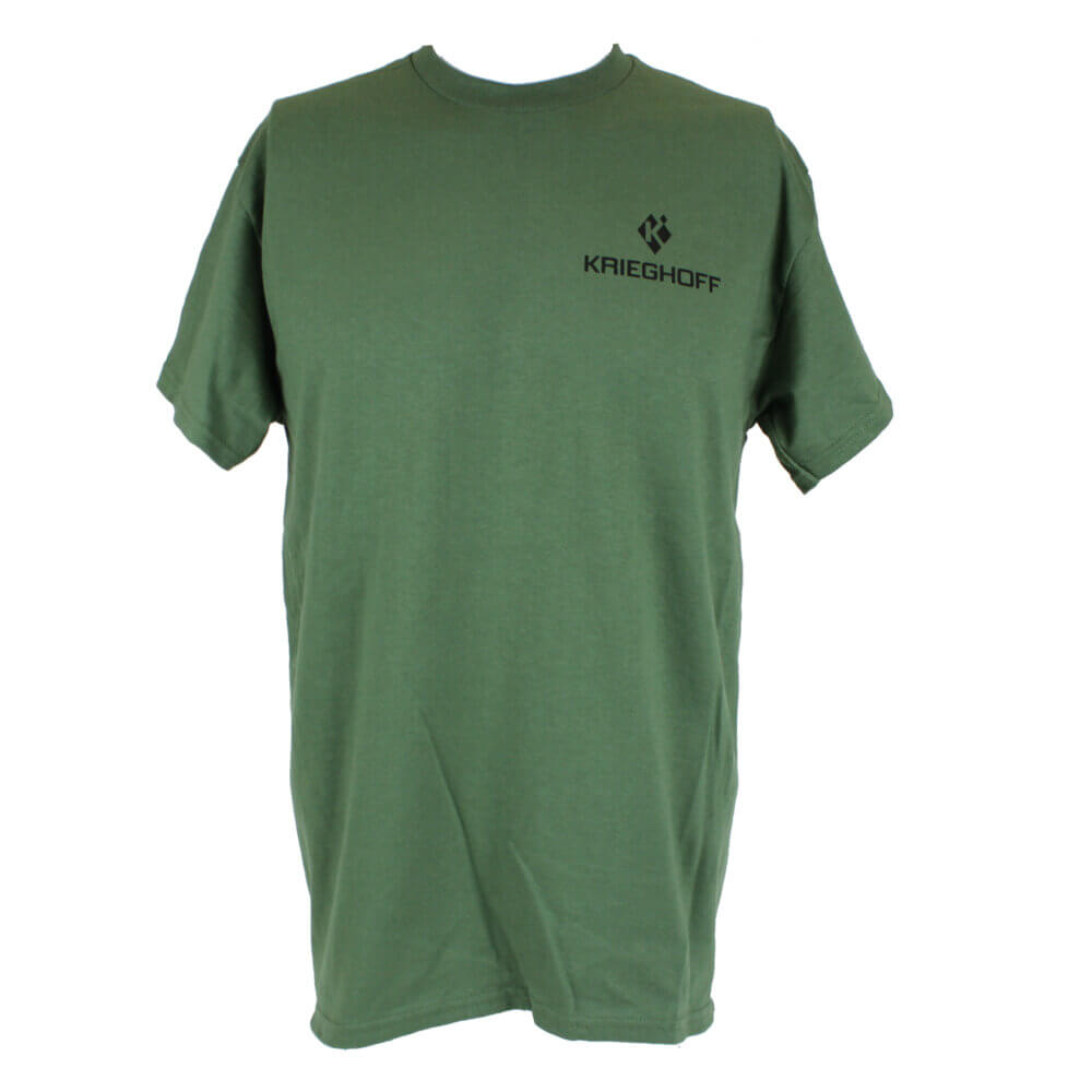 T-Shirt “K-80 Broken Target”, Military Green – Medium & 4XL Only
